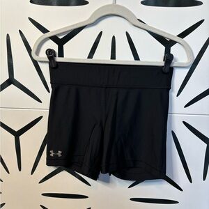 Under Armour Women's Black Athletic Compression Shorts-Sz-M